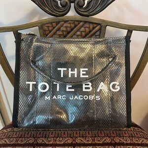 Marc Jacobs Metallic Silver Tote Bag